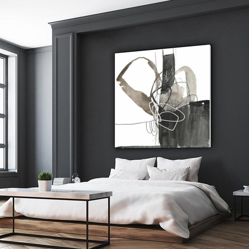 «Interlocked Iii», reproduction d'art sur toile géante 54 po x 54 po