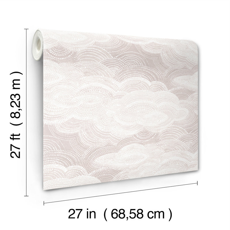 Chuk Non-Pasted,Unpasted Abstract Roll, Purple