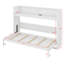 Lit escamotable simple TG avec lumières DEL et station de charge USB