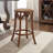 Fredericksburg Round Rattan Seat Counter Stool with Solid Wood Frame-213907397-213907399