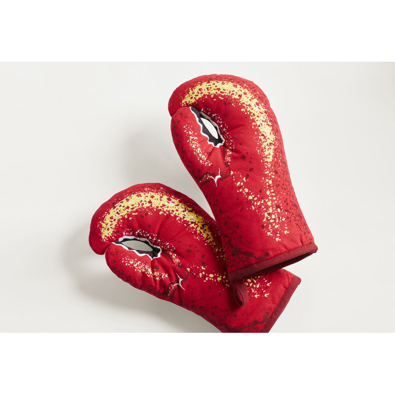 Design Imports Cotton Oven Mitt Set