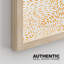 Motif industriel orange pastel grunge - ensemble de 4 reproductions de cadres photo simples-97762647-97762652