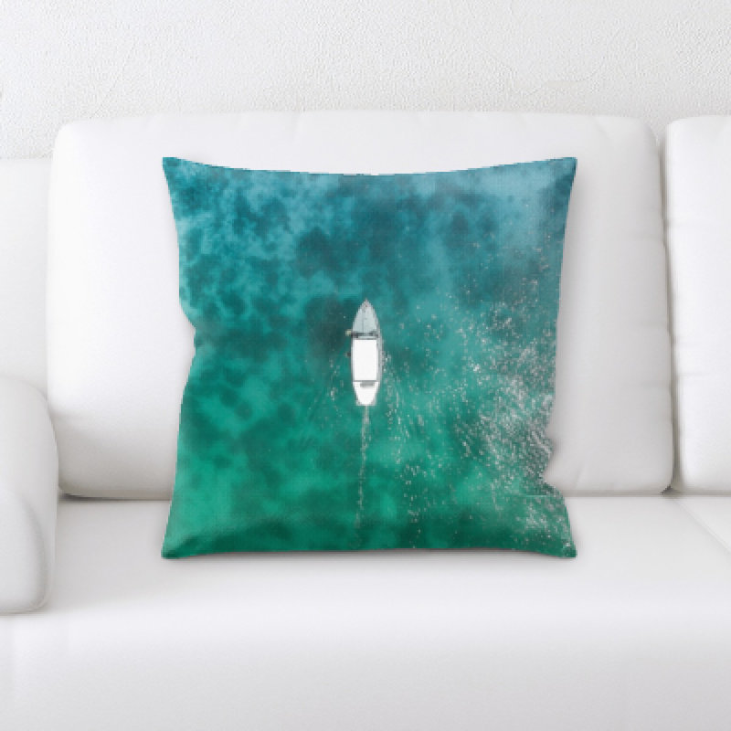 Microsuede Throw Pillow
