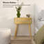 48cm W Manufactured Wood Bedside Table