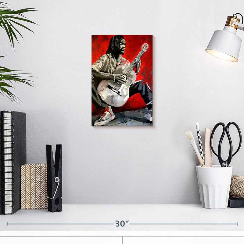 Abarca Jazz Player, H 12 po x l 8 po