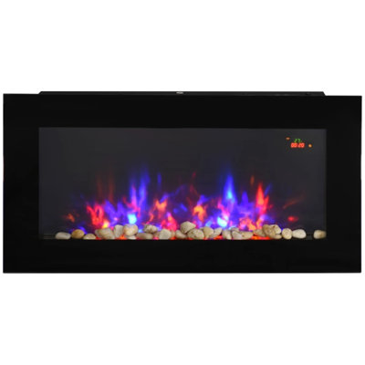 Ashleen Marlow Home Co. 11.5 cm W Black Fireplace