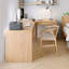Bureau en L en bois massif avec tiroirs-1587145444
