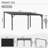 12 Ft X 16 Ft Hardtop Gazebo With Galvanized Steel Sloping Roof, Metal Pergola With Canopy