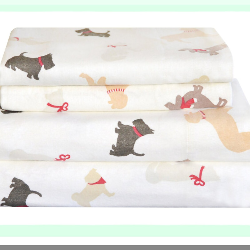 Winter Paws 170 GSM Queen Sheet Set