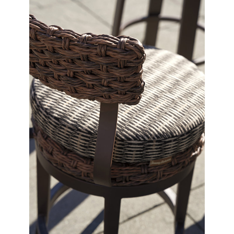 Kilimanjaro Patio Bar Stool with Cushion, 31"