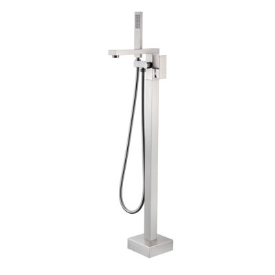 Floor Tub Spout with Diverter