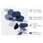 «Botanical Blue Botanical I», reproduction d'art moderne sans cadre-414107309