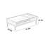 Table basse à quatre pieds avec rangement-98347074