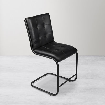 Ebony Leather Counter Chair