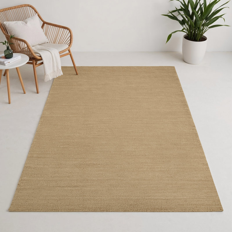 Tapis beige uni d'intérieur et d'extérieur