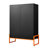 Cann Double - Sided Mesh Door Shoe Cabinet With 5.9" High Standing Foot, Adjustable Partitions For Custom Storage Plans, Hollow Base Sweeping Robot Access, Powder Coated Black Metal, Modern Freestanding-121163565