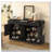 Accent Cabinet With 3 Drawers & 4 Doors-1305627302