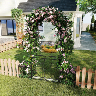 Arche de jardin en métal