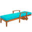 Chaise de patio avec coussins