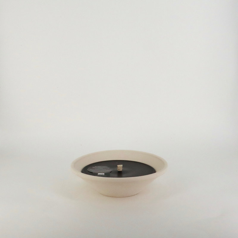Bougie en pot sans parfum, Blanc