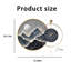 Horloge murale en alliage d'aluminium