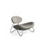Meadow Lounge Chair, Black Painted Steel Frame-501329462-501329456