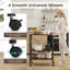 79cm H x 60cm W Utility Cart with Wheels-93548309