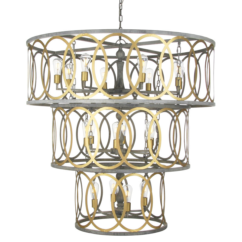 Palace  26 - Light Unique / Statement Tiered Chandelier