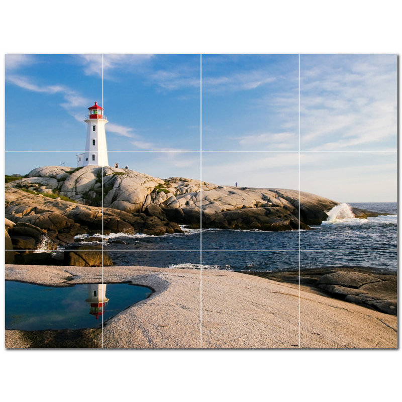 Murale décorative en céramique 4,25 po x 4,25 po