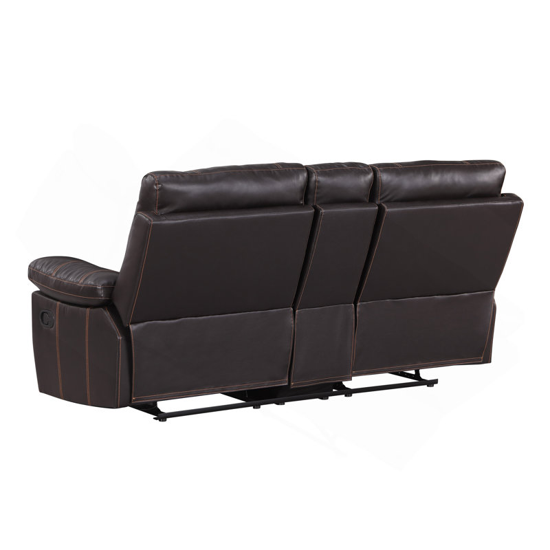 Causeuse inclinable en cuir Global United