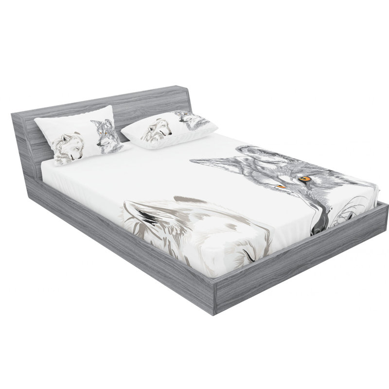 Microfiber Sheet Set, Full Sheet Set with Fitted Sheet