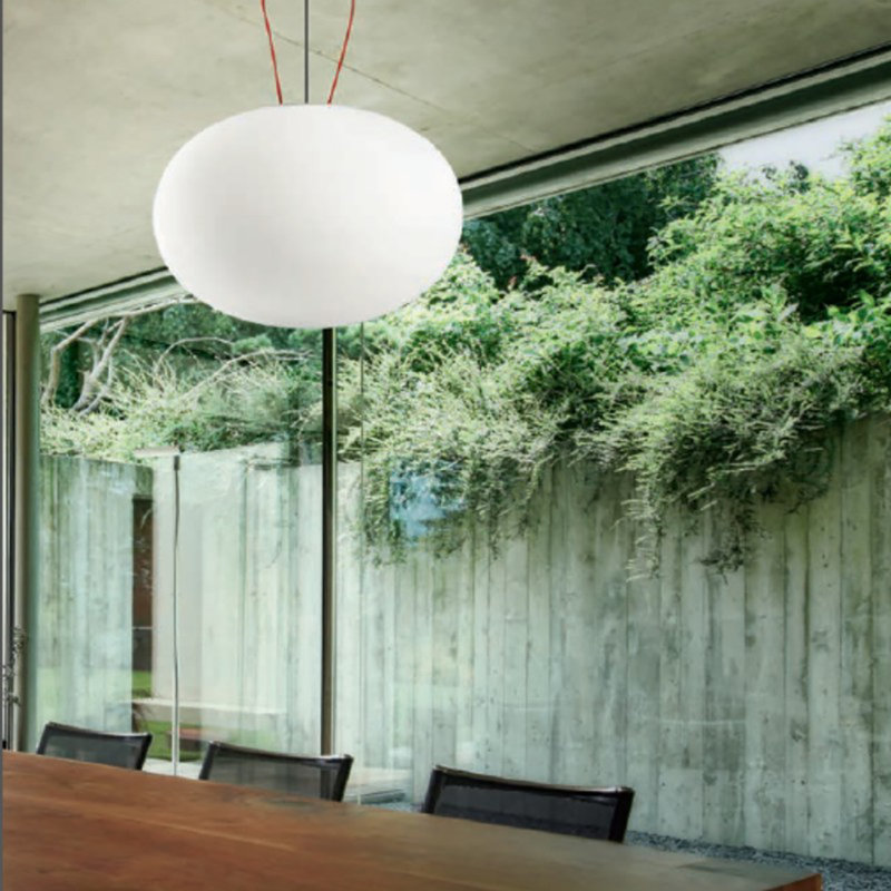 Gilbert 1 - Light Single Globe Pendant, LED Warm, 13" H x 17.75" W x 17.75" D
