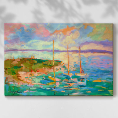 Une soirée paisible - Cavas enveloppés dans une galerie