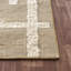 Tapis intérieur / extérieur en laine naturelle et jute fabriqué à la main-487507638