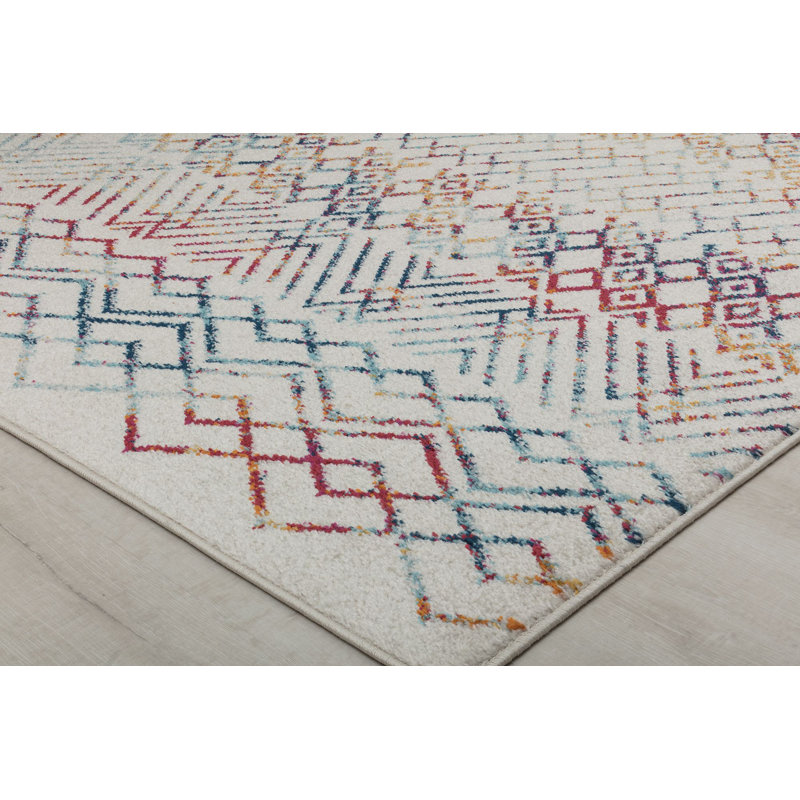 Tapis Ildiko Knox Tribal Prismatic Delight, Rectangle 5 pi x 7 pi