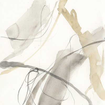 " Neutral Momentum II " by Jennifer Goldberger Painting Print