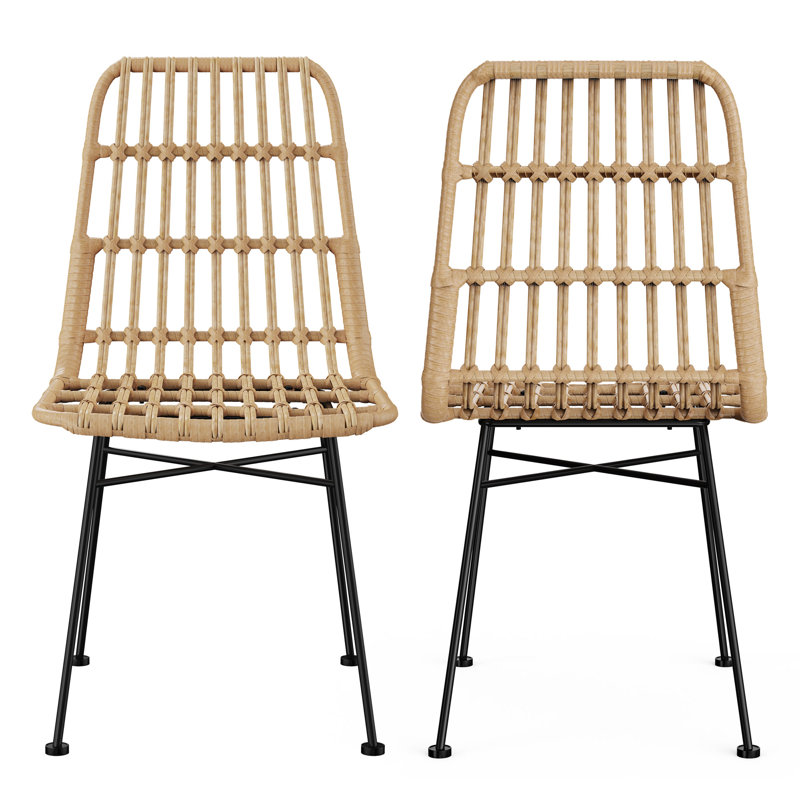  Rattan Dining Chairs