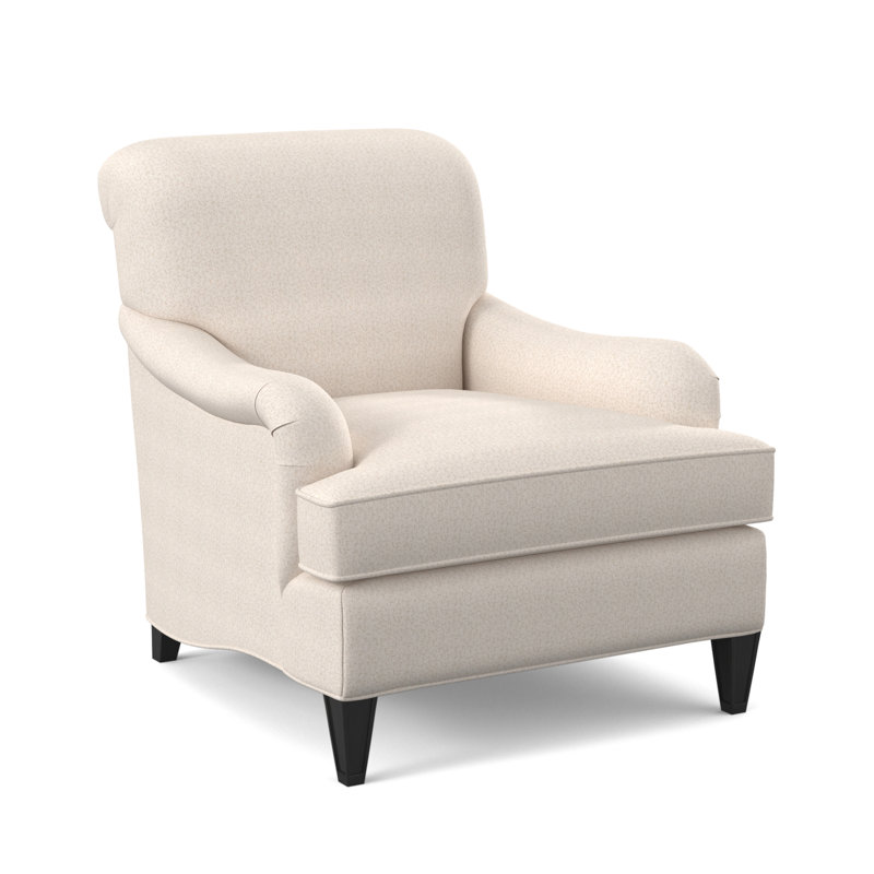 Bristol Upholstered Armchair, Espresso, Margaret Lipstick