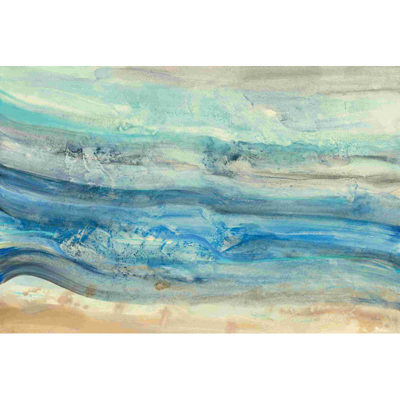 " Ocean Waves " by Albena Hristova Painting Print, 8" H x 12" W