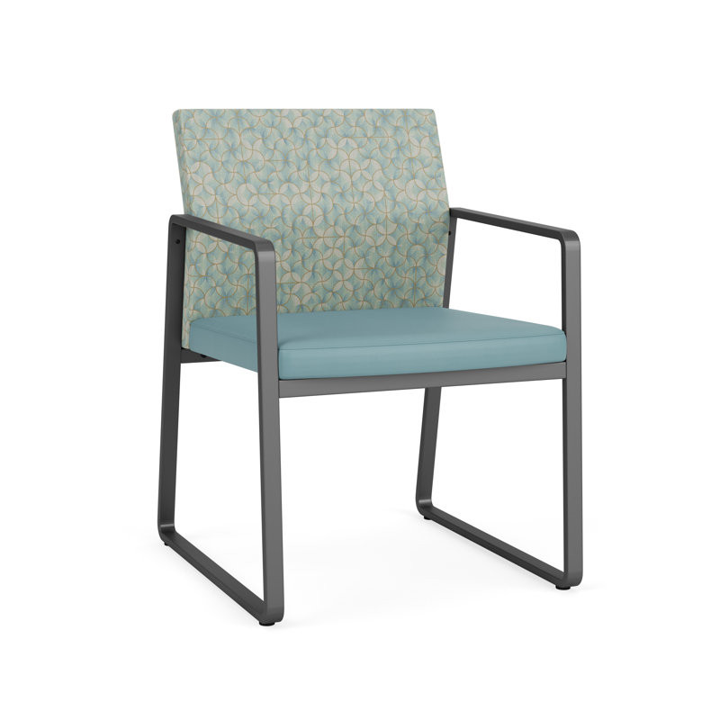Chaise d'invité Gansett, Anthracite, Back-Kaleidoscope Foam/Seat-Sentry Channel