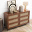 Charmante armoire en rotin avec rangement abondant pour une décoration polyvalente-1936883662