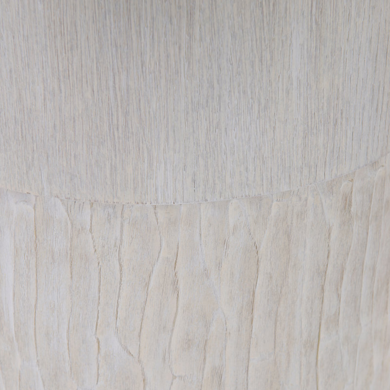 Solaria Solid Wood Top End Table