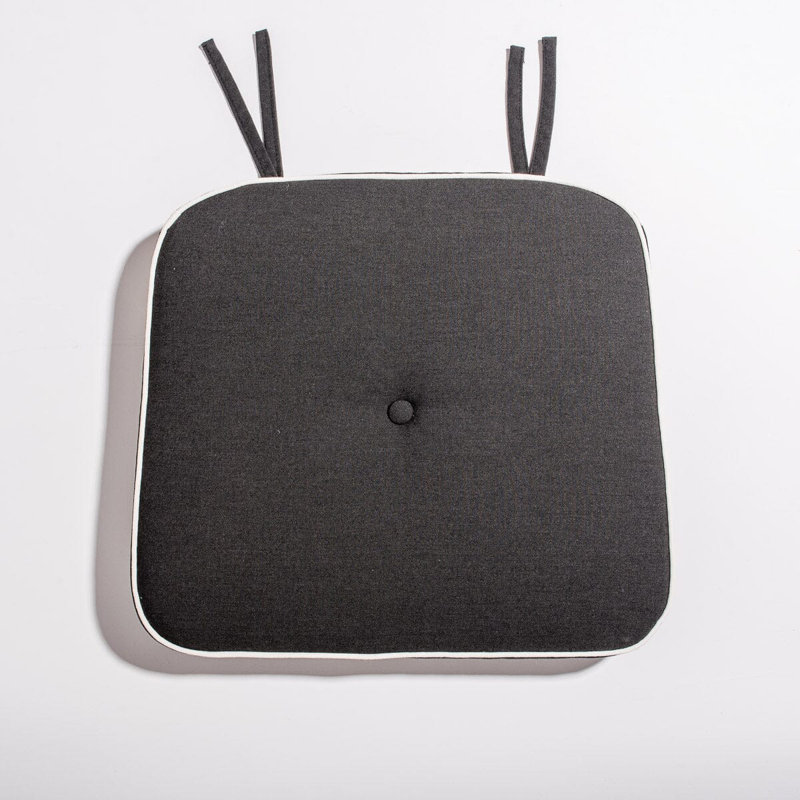 AL Fresco Dining Chair Cushion, Rivie Black