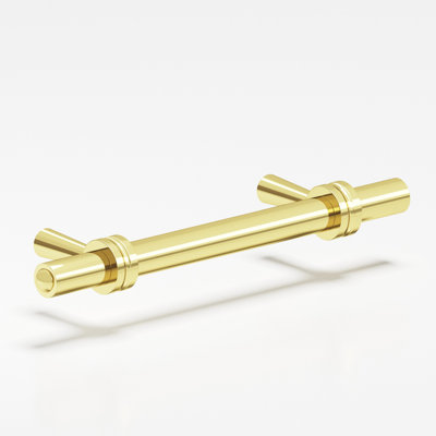 Round, Collared Cabinet Pull With Tapered Posts