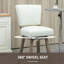 Tabouret de comptoir pivotant de 26,5 po-72286378