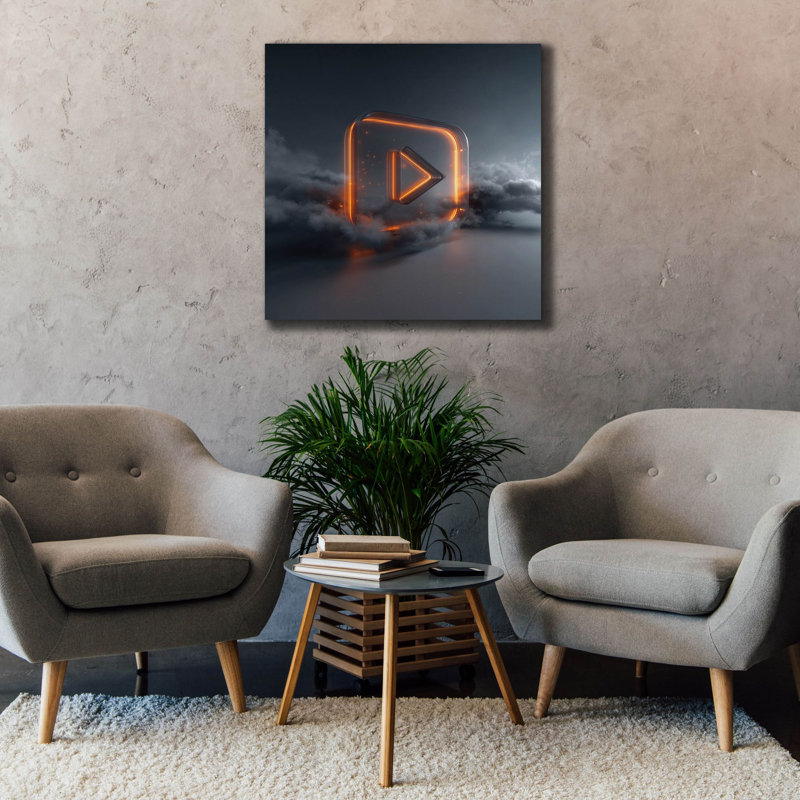  «Dream Play Button» par Ann Klee, art mural sur toile, 12 po x 12 po, H 37 po x l 37 po