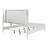 64-inch Eastern Panel Bed LED Headboard White-11200467