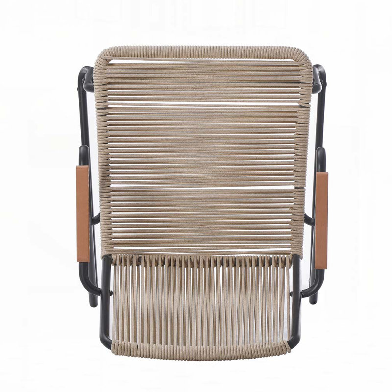 Fauteuil Outdoo, Marron clair, Brun clair/noir