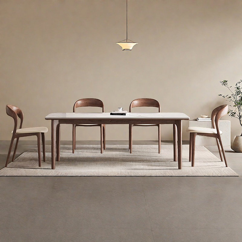 Table de salle à manger Modern, H 29,53 po x L 55,12 po x l 31,5 po