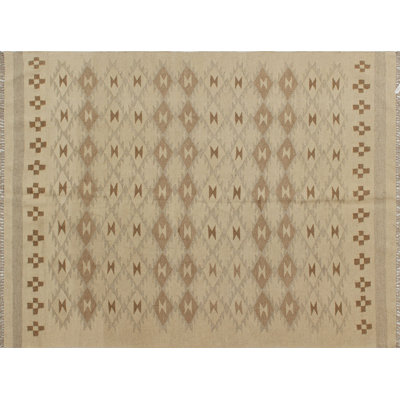 Benge Wool Geometric Indoor Rug